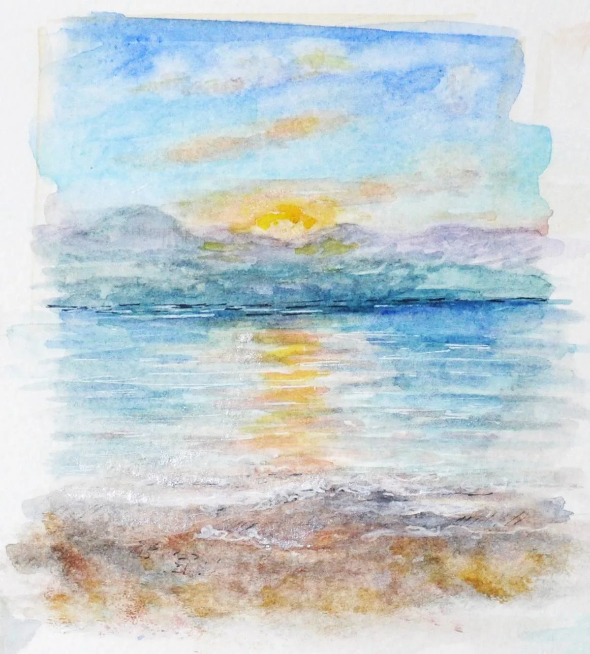 Watercolor Beaches Two-Day Workshop with ShawnaLee W. Kwashnak (Saturdays, Sep 12 and 19 | 1:00 to 4:00 PM)