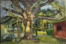 Oak Tree, House by Ruth Miller