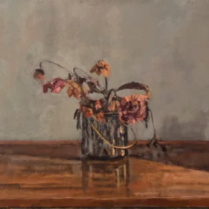 Dried Dahlias by Eileen Mooney