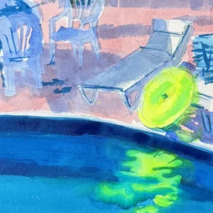 Glowing Donut by Rose Manning