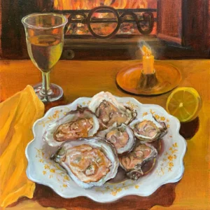 Oyster Plate by Pamela Berkeley