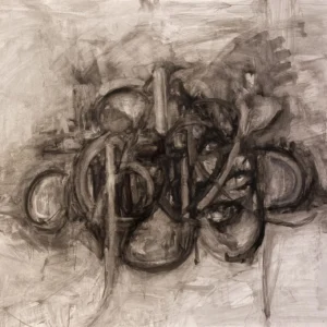 Untitled Letters and Numbers 2 by Eileen Mooney