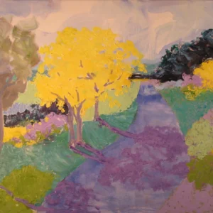 Yellow Trees by Sybil Perry