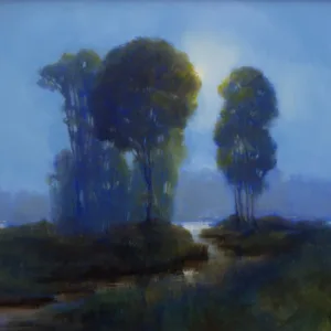 Berkshire Moonrise by Bob Watkins