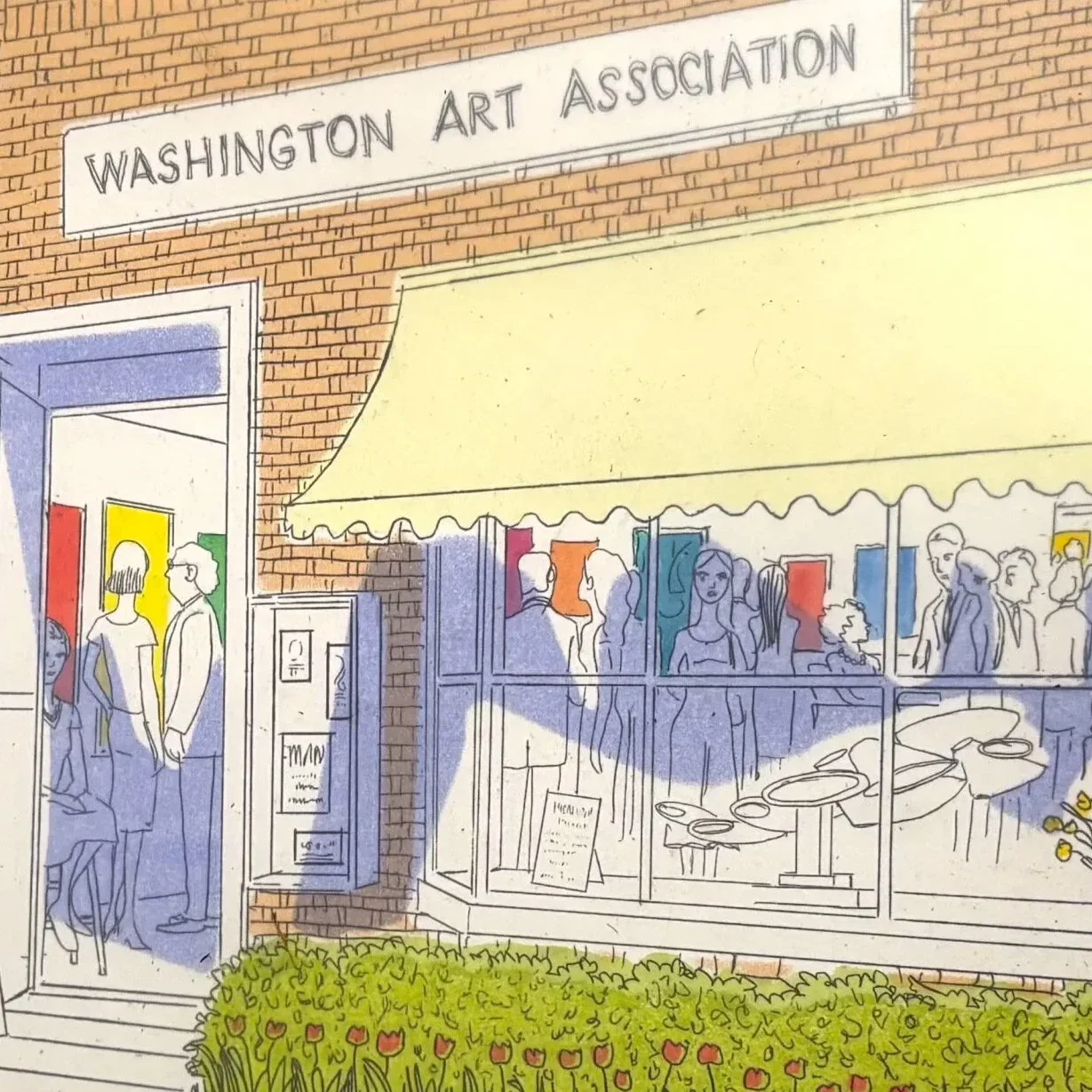 Washington Art Association Illustration